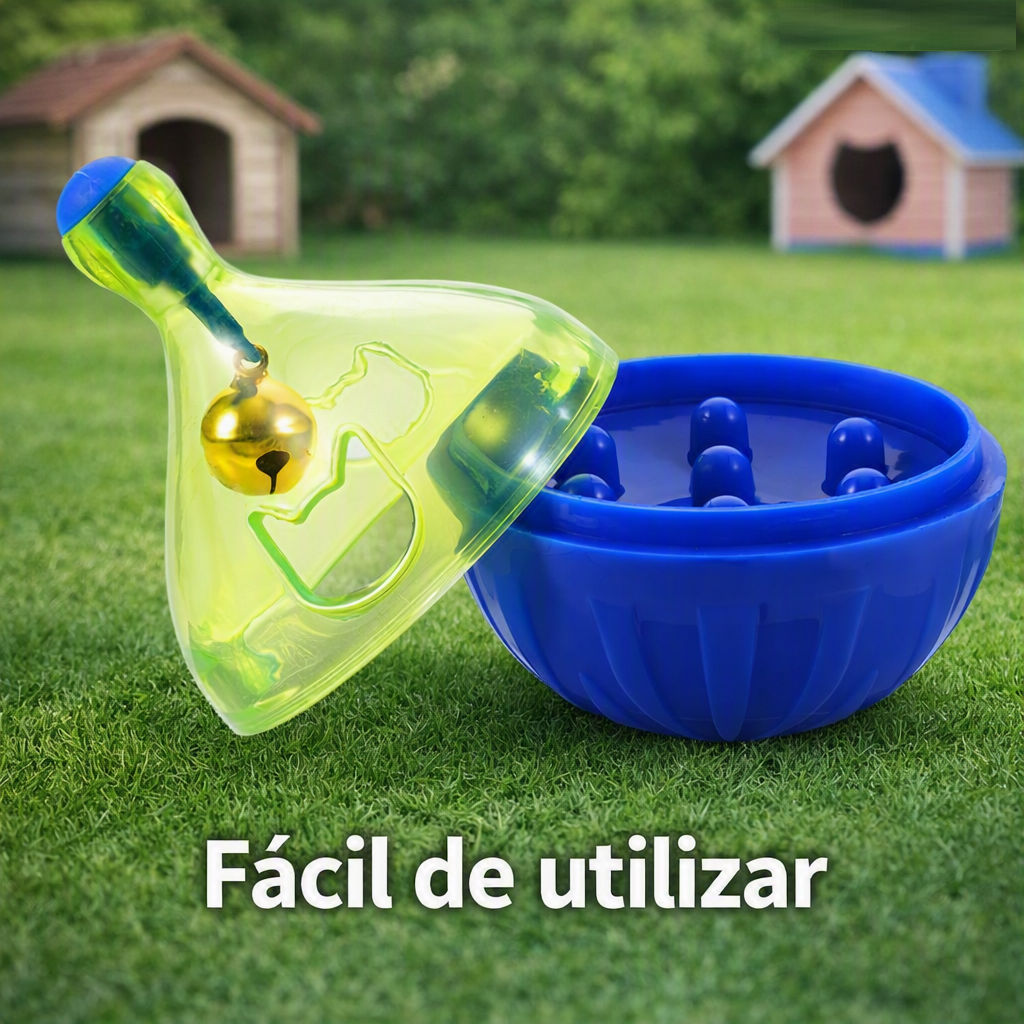 Juguete dispensador fácil de utilizar - tapa y base por separado