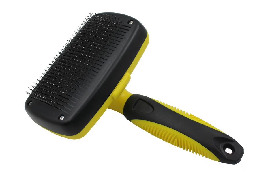 Cepillo autolimpiante Wolf Den color negro/amarillo - vista de producto